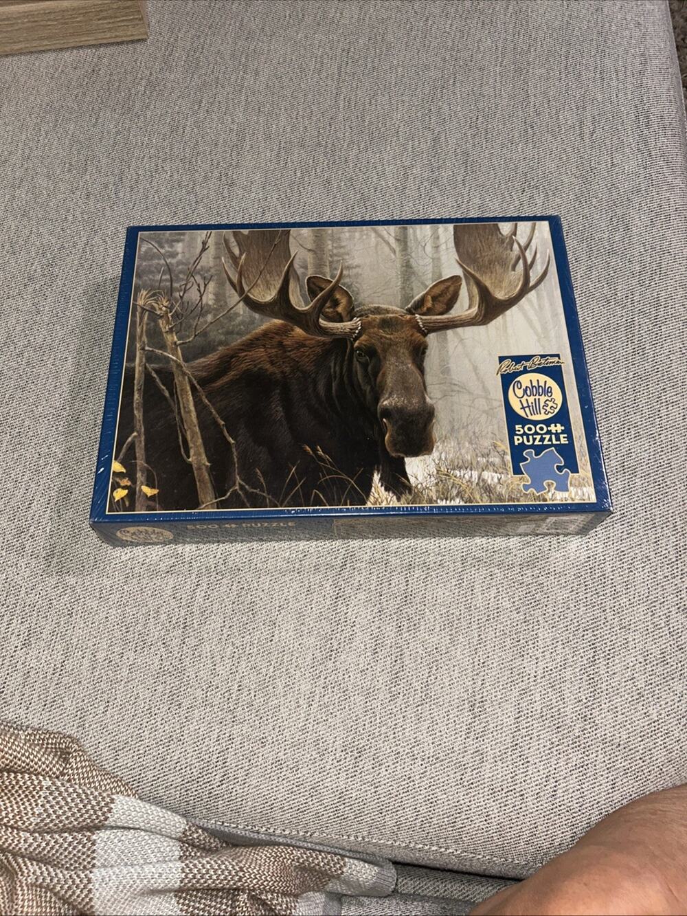 Cobble Hill Bull Moose 500 Piece Jigsaw Puzzle By Robert Bateman